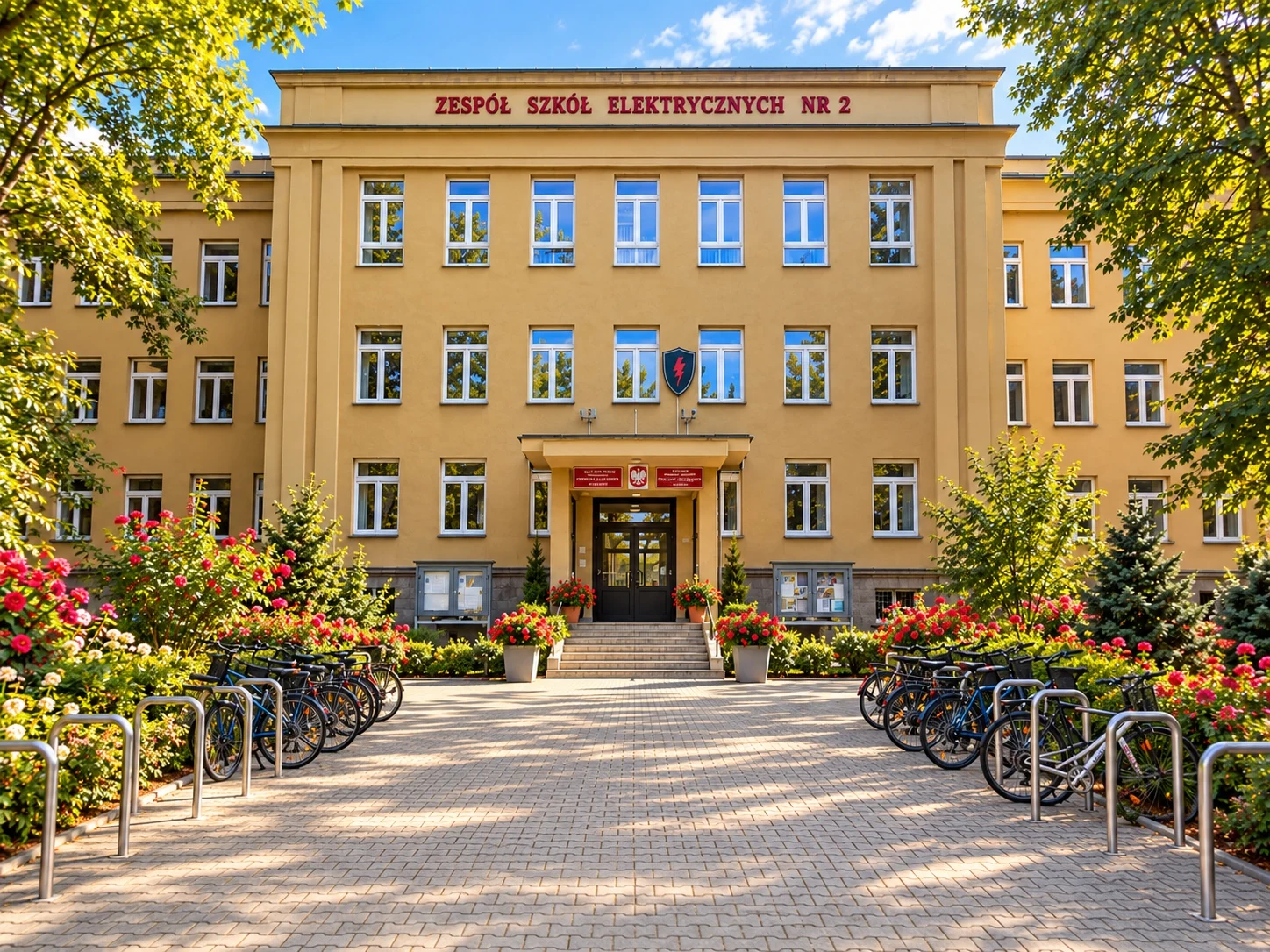 Współczesna wizualizacja budynku szkoły